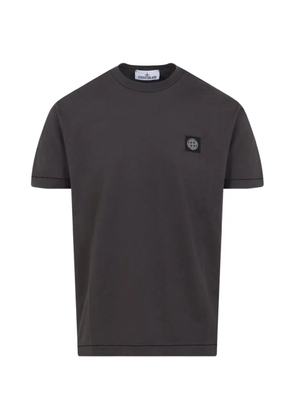 Stone Island logo-patch T-shirt - Grey