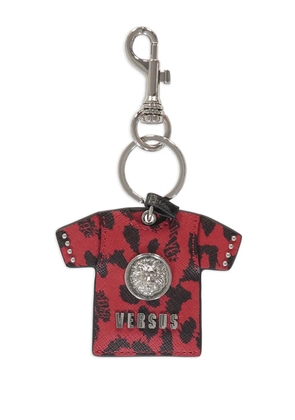 Versace leather keyring - Red