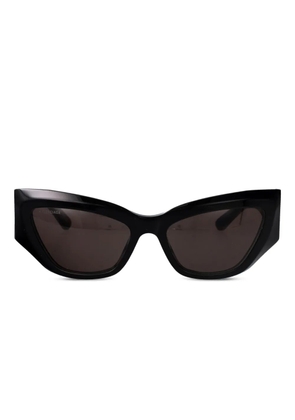 Balenciaga Eyewear bb-logo geometric-frame sunglasses - Black
