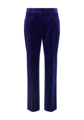 TOM FORD velvet pocket trousers - Blue