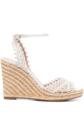 Aquazzura 105mm Kahlo sandals - White