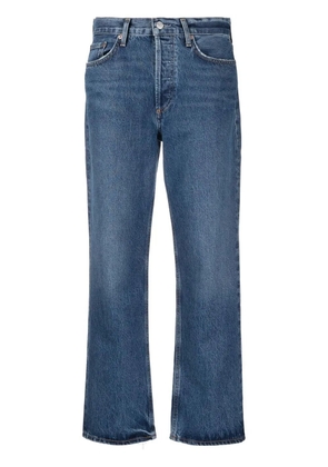 AGOLDE organic-cotton cropped jeans - Blue