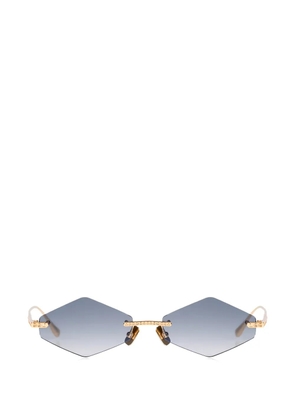 ANNA-KARIN KARLSSON Crystal Nesttriangle sunglasses - Gold