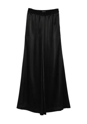 Gianluca Capannolo elastic-waist wide-leg trousers - Black