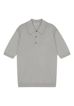 John Smedley cotton polo shirt - Grey