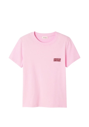 American Vintage crew-neck T-shirt - Pink