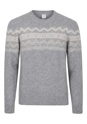 Eleventy crew-neck sweater - Grey