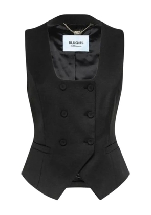 Blugirl double-breasted waistcoat - Black