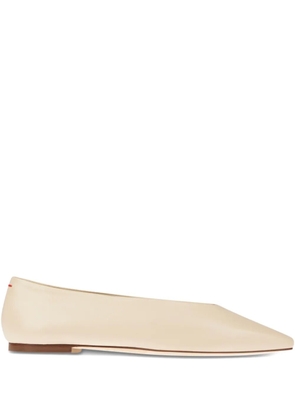 Aeyde pointed-toe ballet flat - Neutrals