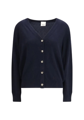 Allude V-neck button cardigan - Blue