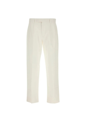 Zegna belt-loops trousers - White