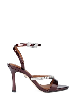 Kurt Geiger London crystal-embellished strap sandals - Red
