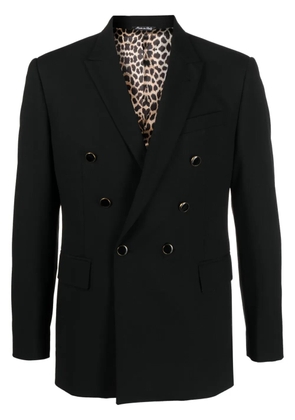 ERALDO notched-lapel double-breasted blazer - Black