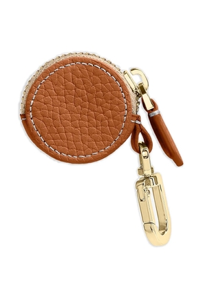 MAISON de SABRÉ leather air tag charm - Brown