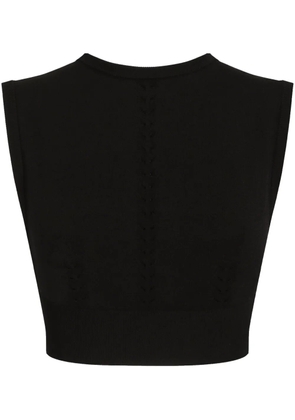 Dolce & Gabbana DNA crop top - Black