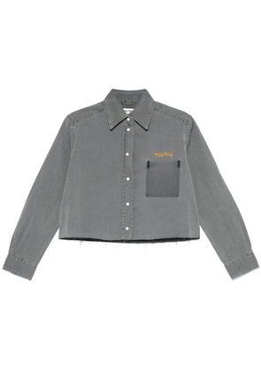 Miu Miu denim shirt - Grey
