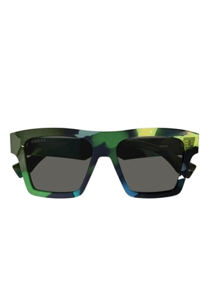 Gucci Eyewear graphic-print sunglasses - Green