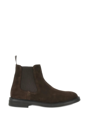 SAXONE OF SCOTLAND calf suede chelsea boots - Brown