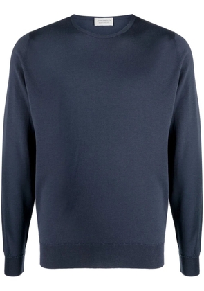 John Smedley Lundy fine-knit jumper - Blue