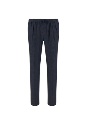 Boggi Milano City drawstring trousers - Blue