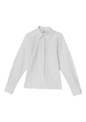 FENDI long-sleeve shirt - White