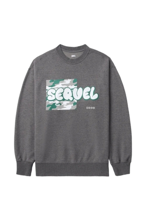 sequel camo graphic sweatshirt - Grey