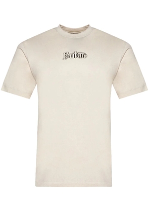 Burberry logo appliqué cotton t-shirt - Neutrals