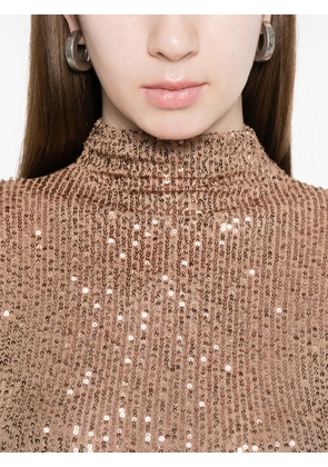 Atu Body Couture sequin-embellished maxi dress - Brown