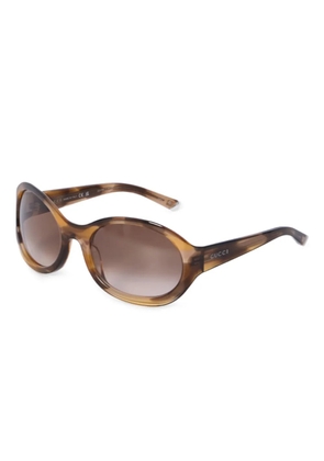 Gucci Eyewear round-frame sunglasses - Brown