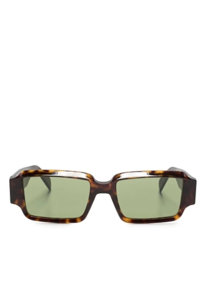Retrosuperfuture Astro rectangle-frame sunglasses - Brown