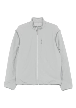 Calvin Klein zip-front panelled jacket - Grey