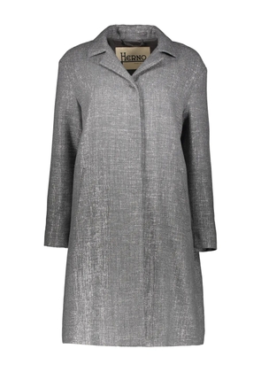 Herno long-sleeve buttoned coat - Grey