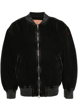 Diesel D-Vinz denim bomber jacket - Black