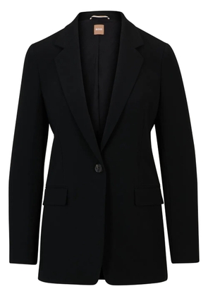 BOSS single-breasted blazer - Black