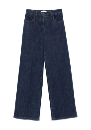 Via Masini 80 frayed-hem jeans - Blue