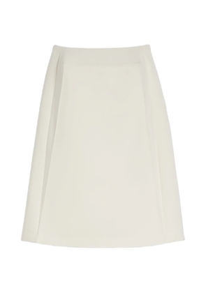 Jil Sander crêpe midi skirt - White