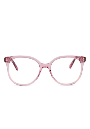 Alexander McQueen Eyewear round-frame glasses - Pink