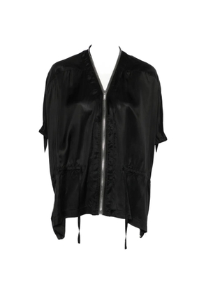 Rick Owens zip-up cape - Black
