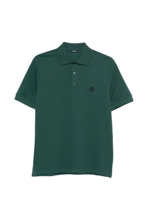 Herno Short sleeve logo polo shirt - Green