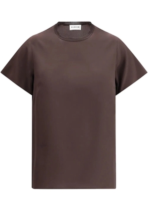 P.A.R.O.S.H. crew neck t-shirt - Brown