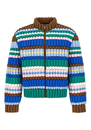 RAXXY 3D padded striped jacket - Blue