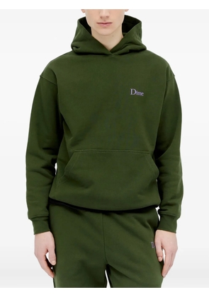 dime small-logo hoodie - Green
