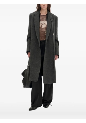 Ann Demeulemeester Viv buttoned-cuffs coat - Grey