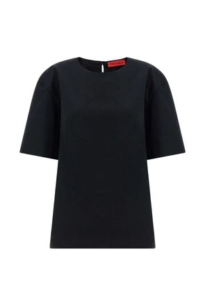 THELATEST Dean crew-neck teardrop T-shirt - Black