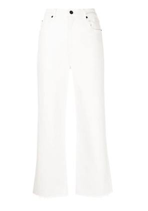 SLVRLAKE Grace cropped jeans - White