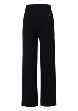 Perfect Moment Chalet wide-leg knit ski trousers - Black