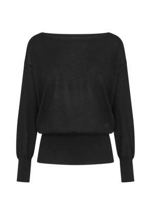 TOM FORD boat-neck sweater - Black
