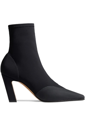 KHAITE 85mm Nevada pointed-toe heeled boots - Black