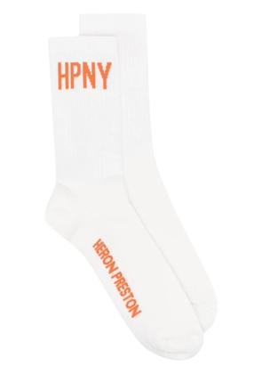 Heron Preston HPNY long socks - White