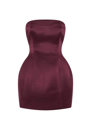 Nicholas Kaline strapless mini dress - Purple